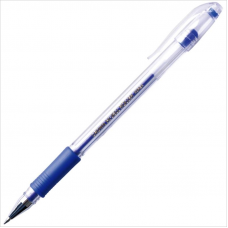 Ручка гелевая Crown HJR-500R 0,7 мм, резиновый упор, синий