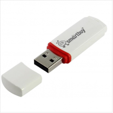 Флэш-диск 8Gb SmartBuy Crown USB 2.0, белый