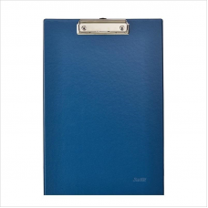 Планшет одинарный, картон/ПВХ, Bantex 4201-01, синий