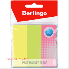 Ярлычки-закладки, Berlingo LSz_76251, бумажные, 25х76мм, 50л, 3цв