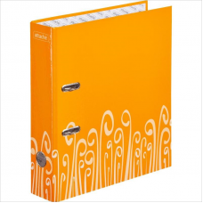 Регистратор картон ламинированный Attache Fantasy, 7,5см, оранжевый