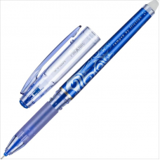 Ручка гелевая стираемая Pilot BL-FRP5-L Frixion Point, 0,5мм, линия 0,25мм, резиновый упор, синий