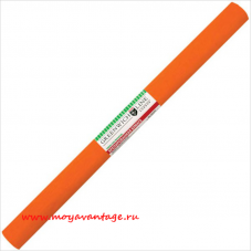 Бумага цветная крепированная GreenwichLine 50х250см, оранжевый