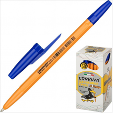 Ручка шариковая Corvina 51 Vintage 1мм, желтый корпус, синий