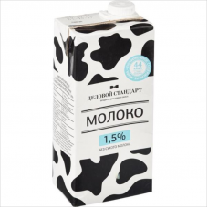 Молоко ультрапастеризованное Деловой стандарт 1,5%, 1 л