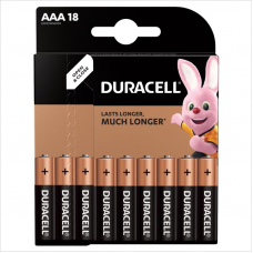 Батарейка алкалиновая Duracell Basic ААА/LR03, 18 шт/уп