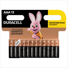 Батарейка алкалиновая Duracell Basic ААА/LR03, 12 шт/уп