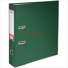 Регистратор PVC Berlingo Mega Top, 7см, металлическая окантовка, зеленый