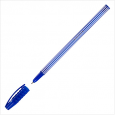 Ручка шариковая Luxor Stripes 1,0мм, корпус синий/белый, синий