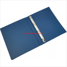 Папка 4 кольца, 35мм, картон/ПВХ, Bantex 1301-01, синий 