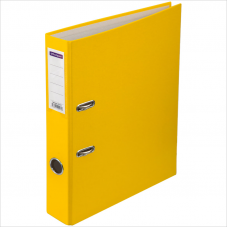 Регистратор PVC OfficeSpace стандарт, 5см, желтый