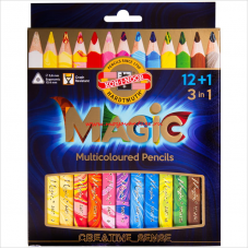 Карандаши цветные Kooh-I-Noor Magic 3408013001KS с многоцветным грифелем, 13 цветов