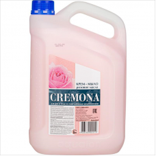 Мыло-крем жидкое 5л Кремона Розовое масло