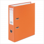 Регистратор PVC Brauberg, 8см, металлическая окантовка, оранжевый