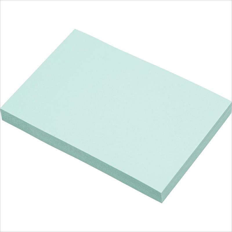 Бумага для заметок с липким слоем 51х76, голубой, 100л, Attache