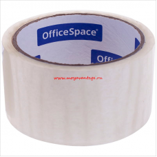 Клейкая лента упаковочная 48мм, 38мкм, 40м, прозрачная, OfficeSpace