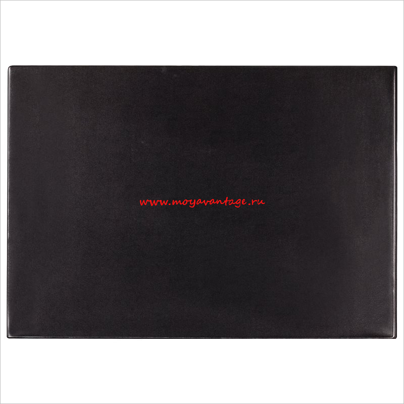 Коврик на стол 380х590мм, черный с прозрачным листом, Brauberg