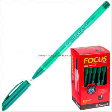 Ручка шариковая Luxor Focus Icy 1766 1,0мм, зеленый