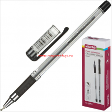 Ручка шариковая Attache Expert 0,7мм, линия 0,5мм, игольчатый узел, черный