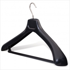 Вешалка-плечики для одежды, пластиковая, размер 50-52, цвет черный