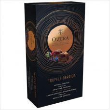 Конфеты шоколадные OZera Truffle Berries УК744, трюфель с двухслойной начинкой, 220г