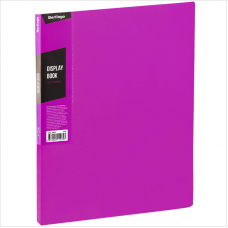 Папка для составления каталогов, Berlingo Color Zone, 40 вкл, п/жестк. пластик, розовый
