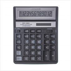 Калькулятор настольный 12 разрядов Citizen SDC-888XBK, черный