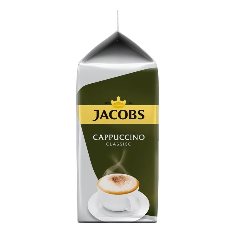 Капсулы для кофемашин Jacobs Tassimo Cappuccino, 16 капсул, 260г