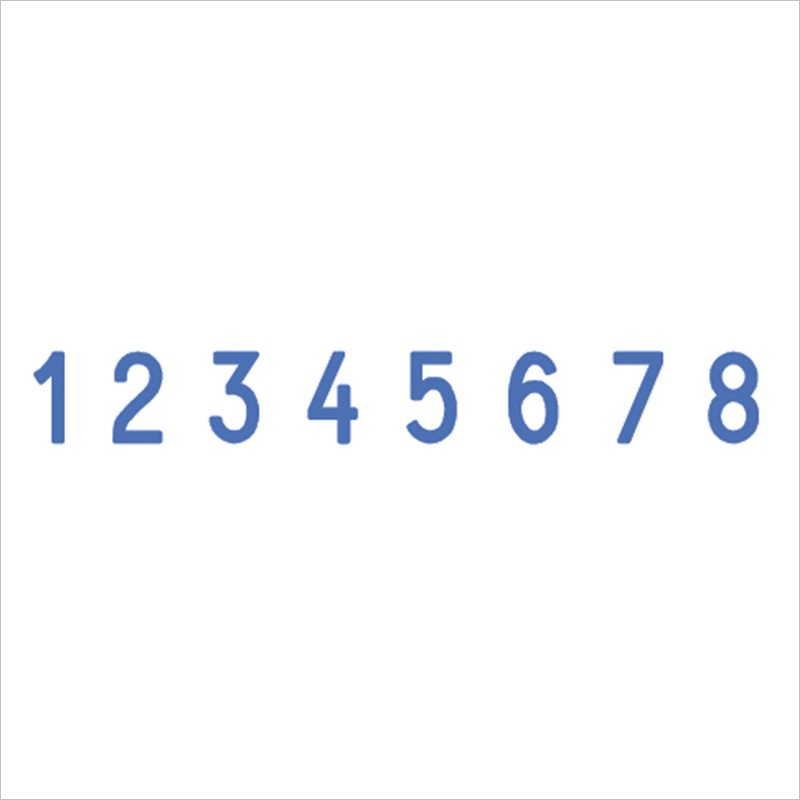 Нумератор ручной 8 разрядов Trodat 1558, 86111, 5мм, 1 строка