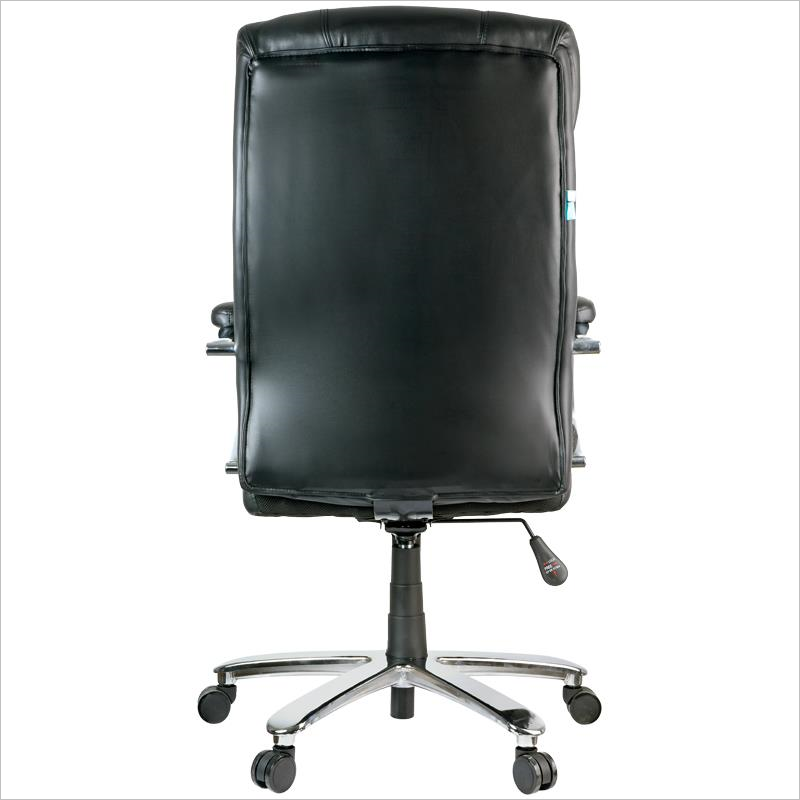 Кресло руководителя Helmi HL-ES06 Granite, экокожа, хром, черный