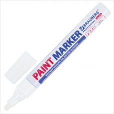 Маркер-краска Brauberg Professional Plus, 4 мм, белый