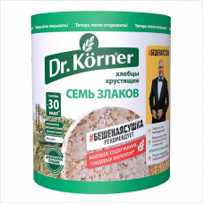 Хлебцы Dr.Korner Семь злаков пшеничные, 100г