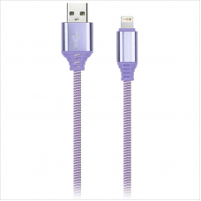 Кабель USB 2.0 A-Lightning Smartbuy iK-512NS 1,0м, для Apple, фиолетовый