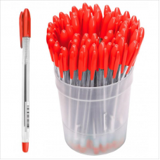Ручка шариковая Стамм Vega 0,7мм, красный