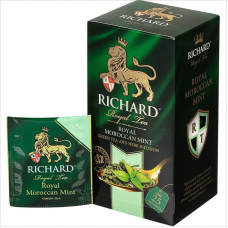 Чай Richard Royal Moroccan Mint, зеленый с мятой, 25 пак