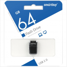Флэш-диск 64Gb SmartBuy Art SB64GBAK USB 2.0, черный
