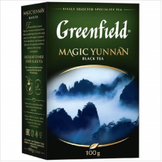 Чай Greenfield Magic Yunnan, листовой, черный, 100г.