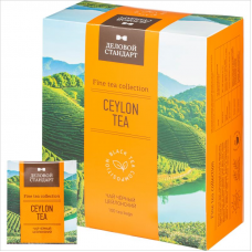 Чай Деловой стандарт Ceylon tea, черный, 100 пак.