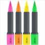 Набор маркеров-текстовыделителей-кистей Berlingo Textline HL470, 1-6мм, 4 цвета