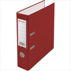 Регистратор PVC Lamark AF0600-RD1, 8см, металлическая окановка, красный