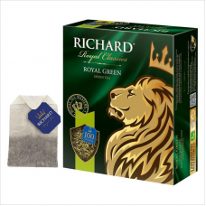 Чай Richard Royal Green, зелёный, 100 пак