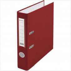 Регистратор PVC Lamark AF0601-RD1 5см, металлическая окановка, красный