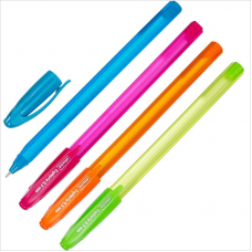 Ручка шариковая Attache Euphoria 0,5мм, одноразовая, ассорти корпус, синий