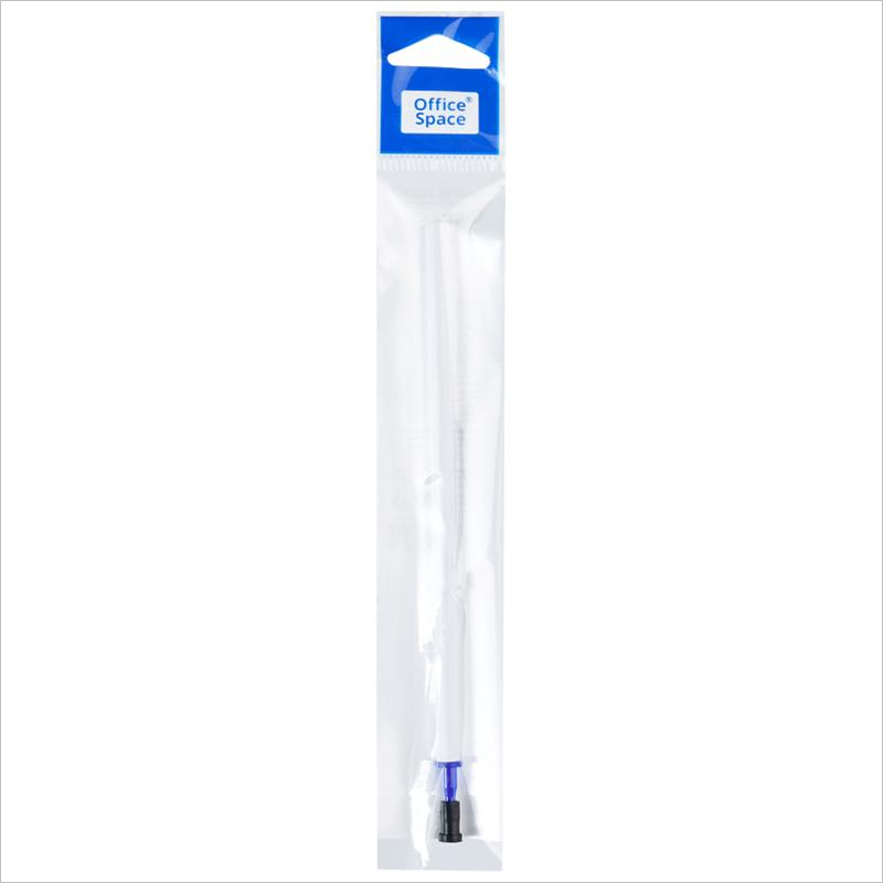 Стержень для стираемой гелевой ручки OfficeSpace, игольчатый, 0,5 мм, 131 мм, синий