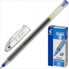 Ручка гелевая Pilot Super Gel, 0,5мм, синий