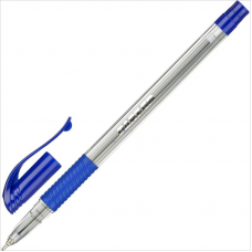 Ручка шариковая Unimax Dart GP 0,7мм, резиновый упор, на масляной основе, синий