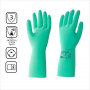 Перчатки КЩС латексные Hq Profiline сверхпрочные, размер 9, L, с х/б напылением, зеленый