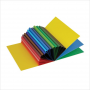 Набор картон цветной 8 цв 8 листов и бумага цветная двусторонняя газ. 16 цв 16 листов, Мульти-Пульти