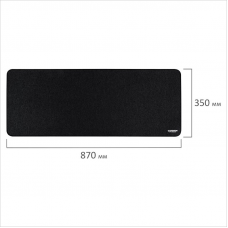 Коврик для мыши и клавиатуры Sonnen Wide Range, 870x350x4мм, ткань+резина, черный