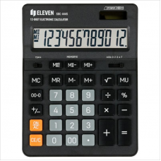 Калькулятор настольный 12 разрядов Eleven SDC-444S, черный